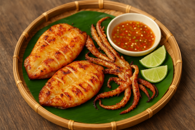 mực một nắng Cồn Cỏ 2